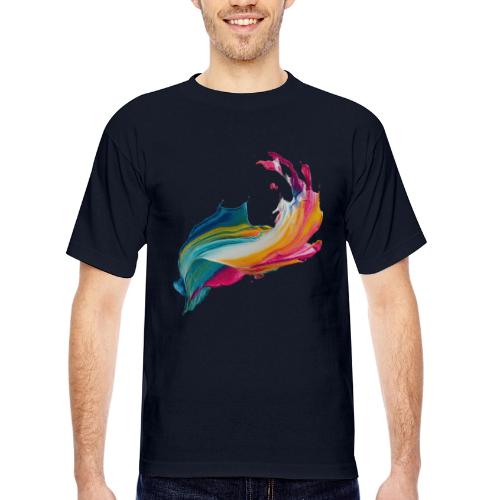 Spectrum Stream - Bayside Unisex Heavyweight USA Made T-Shirt