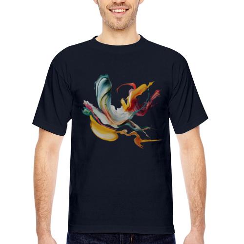 Abstract Chaos - Bayside Unisex Heavyweight USA Made T-Shirt