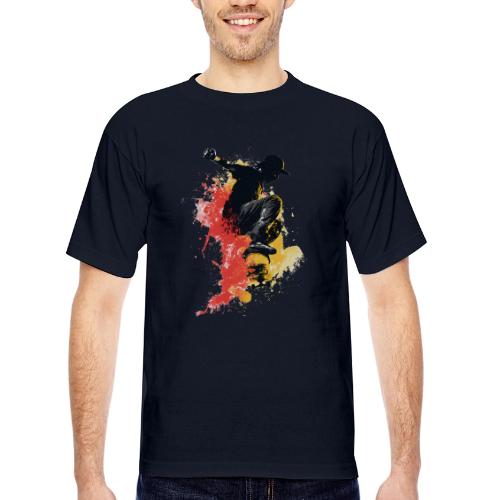 Skateboarding: Splash of Motion - Bayside Unisex Heavyweight USA Made T-Shirt