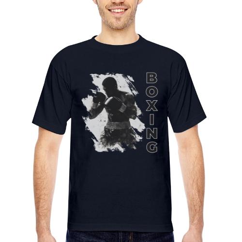 Boxing Vibes - Bayside Unisex Heavyweight USA Made T-Shirt