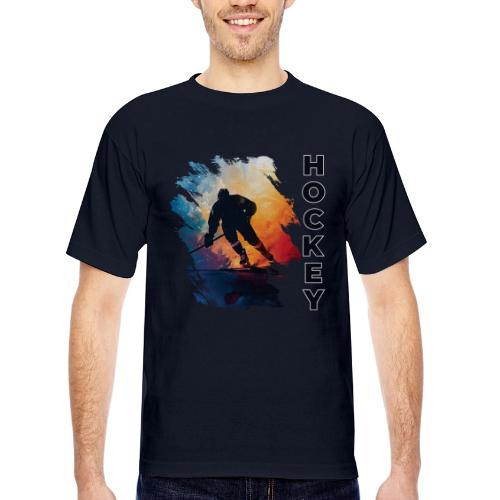 Hockey Moves - Bayside Unisex Heavyweight USA Made T-Shirt