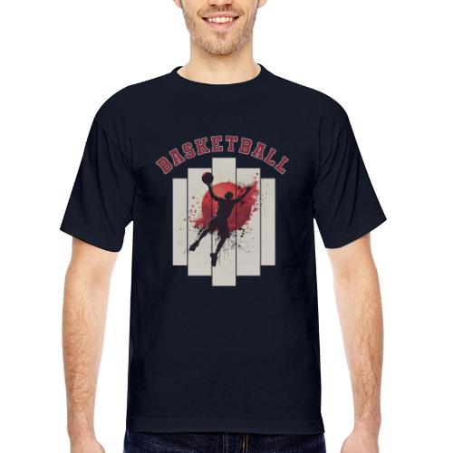 Basketball Energy - Bayside Unisex Heavyweight USA Made T-Shirt