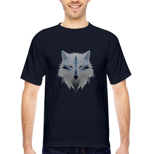Ivory Grace Wolf - Bayside Unisex Heavyweight USA Made T-Shirt