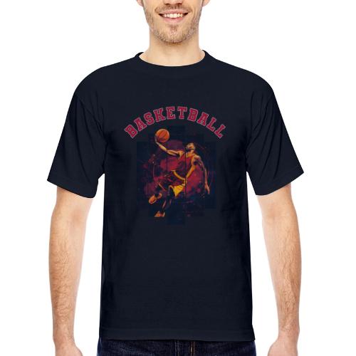 Basketball Spirit - Bayside Unisex Heavyweight USA Made T-Shirt