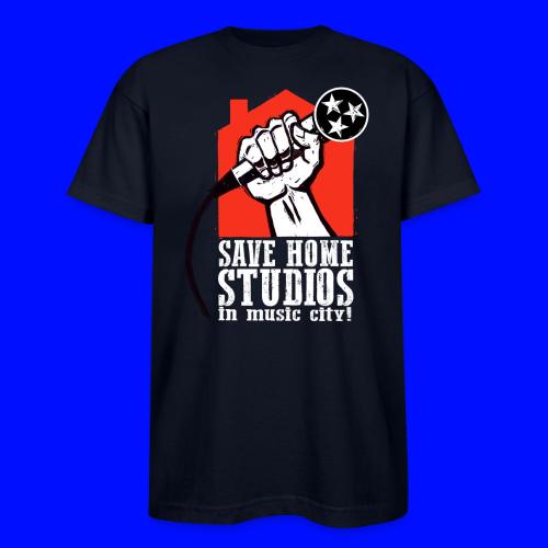 Save Home Studios In Music City - Bayside Unisex Heavyweight USA Made T-Shirt