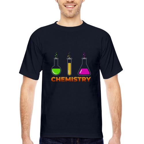 Chemistry: Elements in Motion - Bayside Unisex Heavyweight USA Made T-Shirt