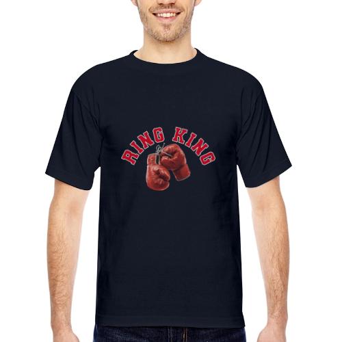 Boxing: Ring King Glory - Bayside Unisex Heavyweight USA Made T-Shirt