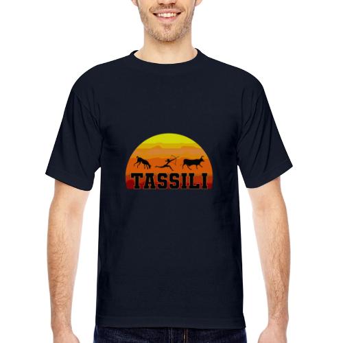 Algeria: Tassili Timeless - Bayside Unisex Heavyweight USA Made T-Shirt
