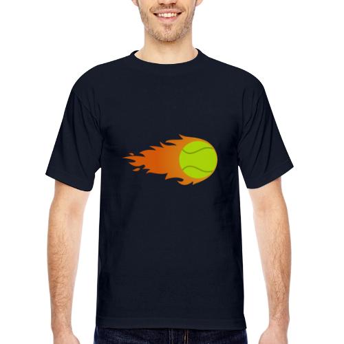 Tennis Ball - Bayside Unisex Heavyweight USA Made T-Shirt