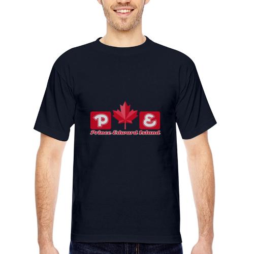 Prince Edward Island, province of Canada - Bayside Unisex Heavyweight USA Made T-Shirt