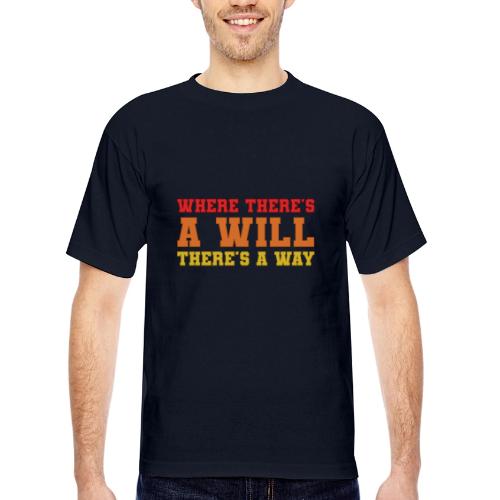 Willpower Wins - Bayside Unisex Heavyweight USA Made T-Shirt