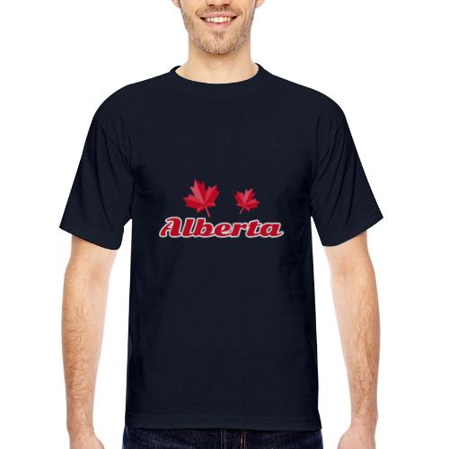 Alberta, province of Canada - Bayside Unisex Heavyweight USA Made T-Shirt