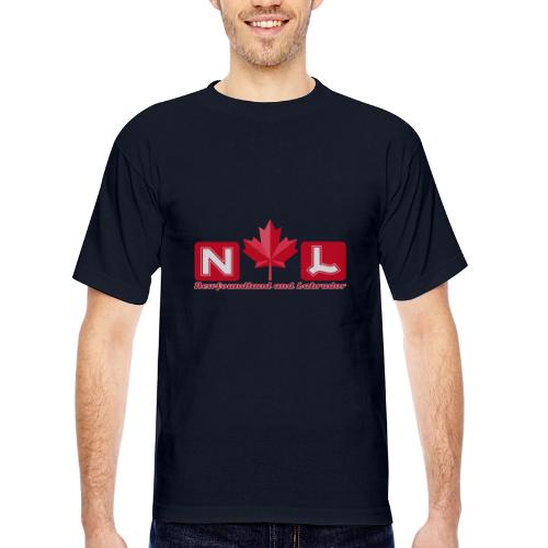 Newfoundland and Labrador, province of Canada - Bayside Unisex Heavyweight USA Made T-Shirt