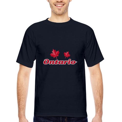 Ontario, province of Canada - Bayside Unisex Heavyweight USA Made T-Shirt