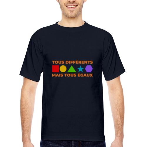 United in Our Differences - Bayside Unisex Heavyweight USA Made T-Shirt