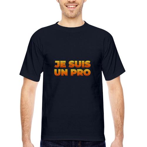 Je suis un pro - Bayside Unisex Heavyweight USA Made T-Shirt