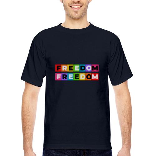 Freedom in Color - Bayside Unisex Heavyweight USA Made T-Shirt