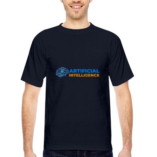 AI: Mind of the Machine - Bayside Unisex Heavyweight USA Made T-Shirt