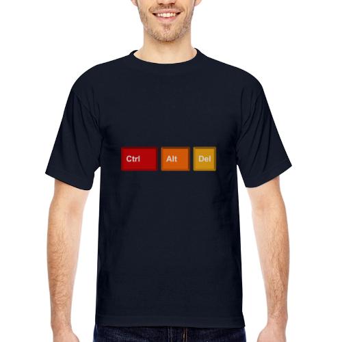 CTRL + ALT + DEL - Bayside Unisex Heavyweight USA Made T-Shirt