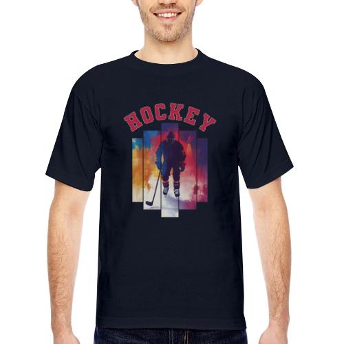 Hockey Zone - Bayside Unisex Heavyweight USA Made T-Shirt