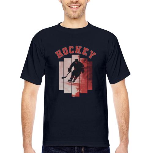 Hockey Spirit - Bayside Unisex Heavyweight USA Made T-Shirt