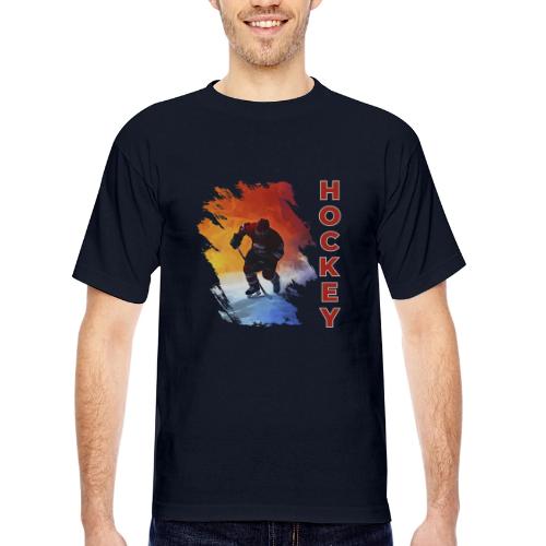 Hockey Energy - Bayside Unisex Heavyweight USA Made T-Shirt