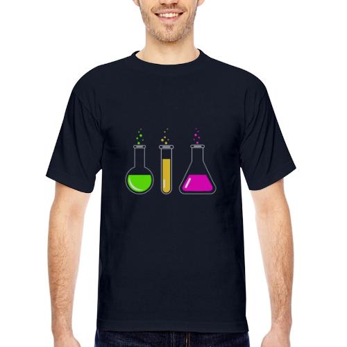 Colorful Chemistry - Bayside Unisex Heavyweight USA Made T-Shirt