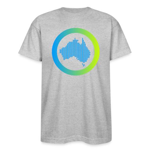 Gradient Symbol Only - Bayside Unisex Heavyweight USA Made T-Shirt