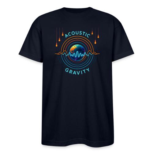 Acoustic Gravity Earth - Bayside Unisex Heavyweight USA Made T-Shirt