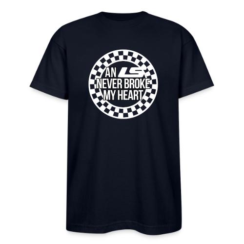 An LS Never Broke My Heart - Bayside Unisex Heavyweight USA Made T-Shirt