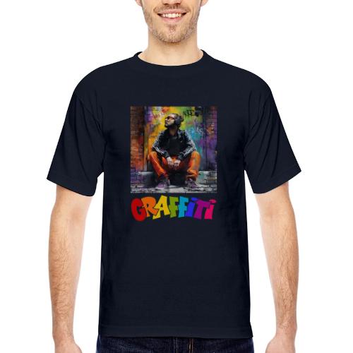 Graffiti: Urban Art - Bayside Unisex Heavyweight USA Made T-Shirt