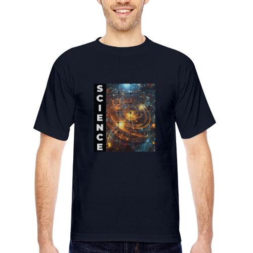 Golden Core of Science - Bayside Unisex Heavyweight USA Made T-Shirt