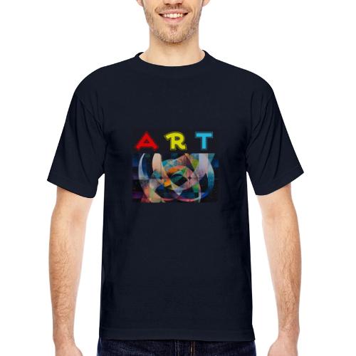 Art of Stripes and Shades - Bayside Unisex Heavyweight USA Made T-Shirt
