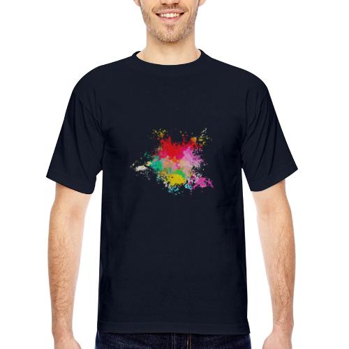 Psychedelic: Color Storm - Bayside Unisex Heavyweight USA Made T-Shirt