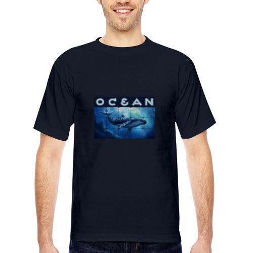 Ocean Titan - Bayside Unisex Heavyweight USA Made T-Shirt