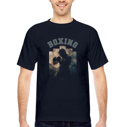 Boxing Spirit - Bayside Unisex Heavyweight USA Made T-Shirt