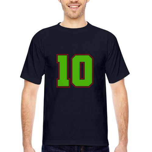 The Magic Number 10 - Bayside Unisex Heavyweight USA Made T-Shirt