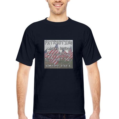 Patriotism - Bayside Unisex Heavyweight USA Made T-Shirt