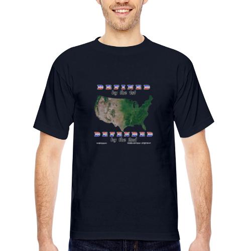 Defined by the 1st - § - Defended by the 2nd - Bayside Unisex Heavyweight USA Made T-Shirt