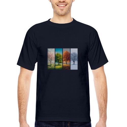 The four Seasons - Bayside Unisex Heavyweight USA Made T-Shirt