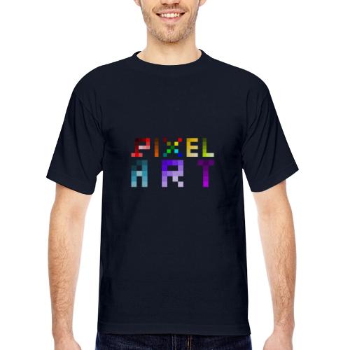 Pixel Art Spectrum - Bayside Unisex Heavyweight USA Made T-Shirt