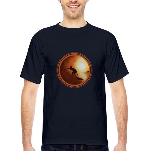 Surfing Vibes - Bayside Unisex Heavyweight USA Made T-Shirt