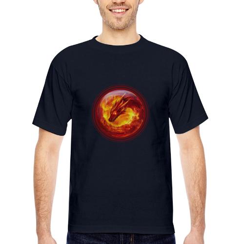 Dragon Blaze - Bayside Unisex Heavyweight USA Made T-Shirt
