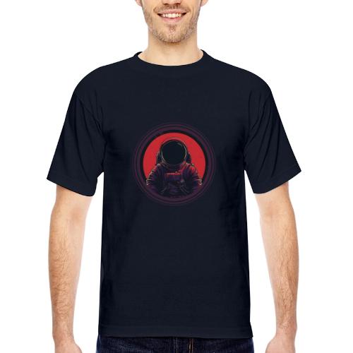 Astronaut: The universe is calling! - Bayside Unisex Heavyweight USA Made T-Shirt