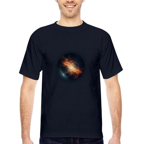 Supernova: cosmic explosion - Bayside Unisex Heavyweight USA Made T-Shirt