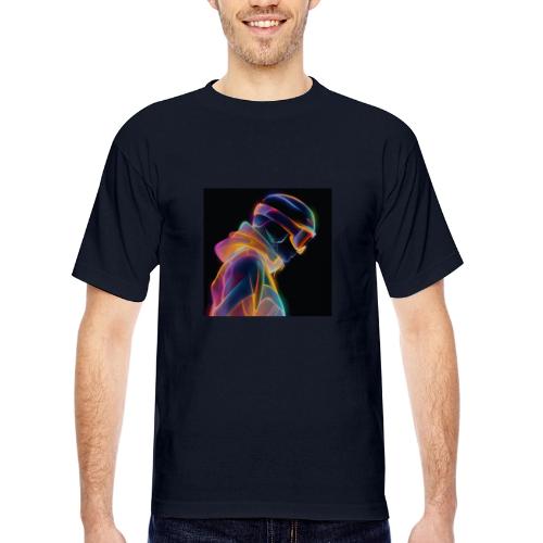 Snowboarding: Neon Gravity Ride - Bayside Unisex Heavyweight USA Made T-Shirt