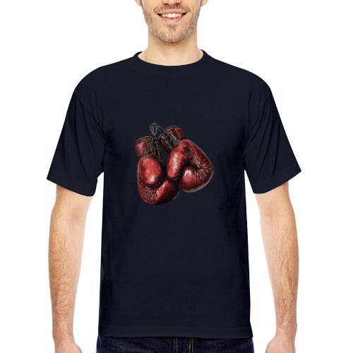Legacy Boxing Gloves - Bayside Unisex Heavyweight USA Made T-Shirt