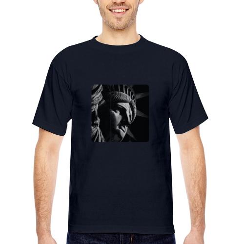 USA: Shadow of Liberty - Bayside Unisex Heavyweight USA Made T-Shirt