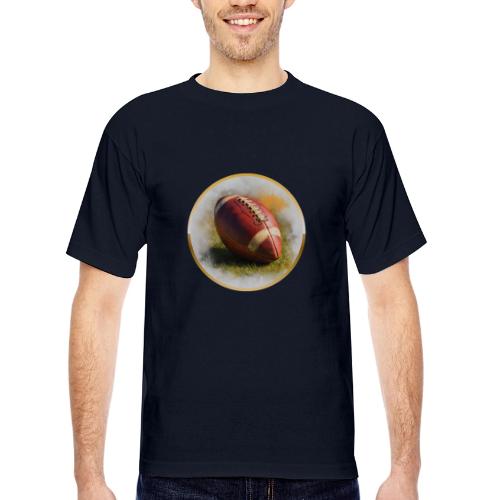 American Football: Heart of the Gridiron - Bayside Unisex Heavyweight USA Made T-Shirt