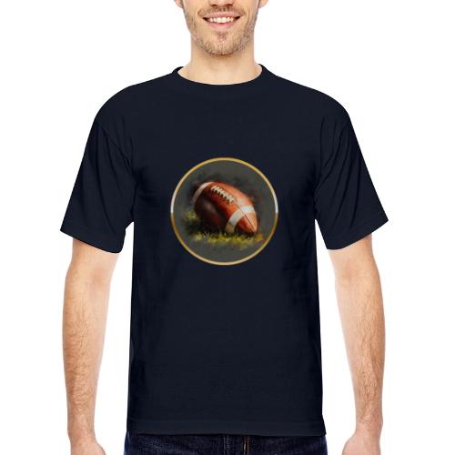 American Football: Gridiron Gold - Bayside Unisex Heavyweight USA Made T-Shirt